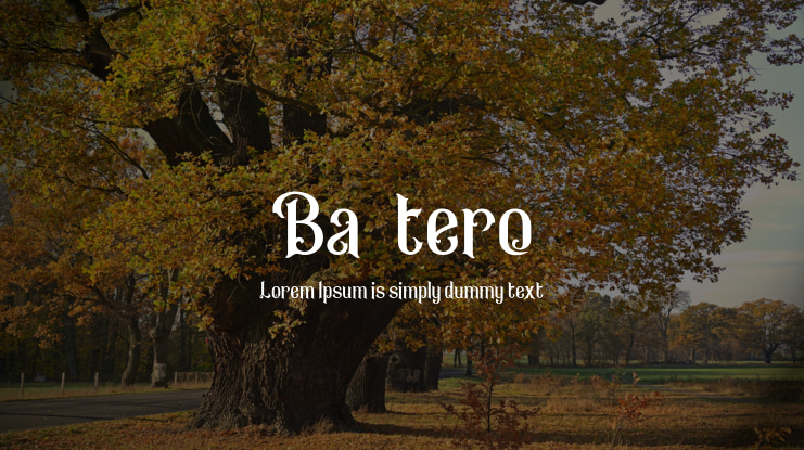 Bantero Font