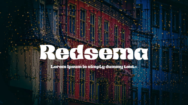 Redsema Font