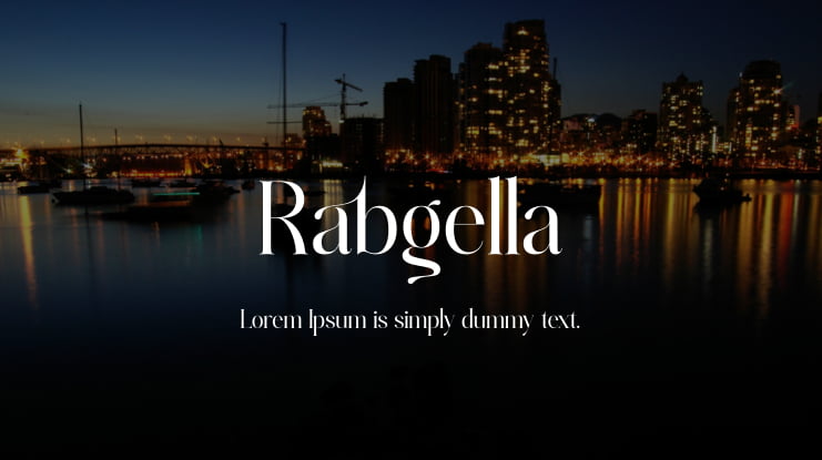 Rabgella Font
