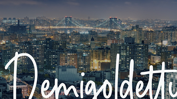 Demigoldetty Font