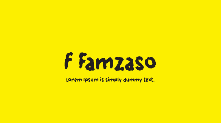 f Famzaso Font