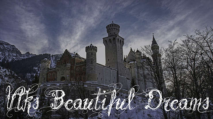 Vtks Beautiful Dreams Font