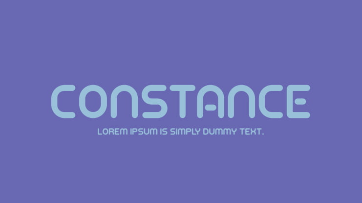 CONSTANCE Font