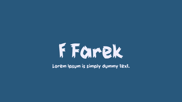 f Farek Font