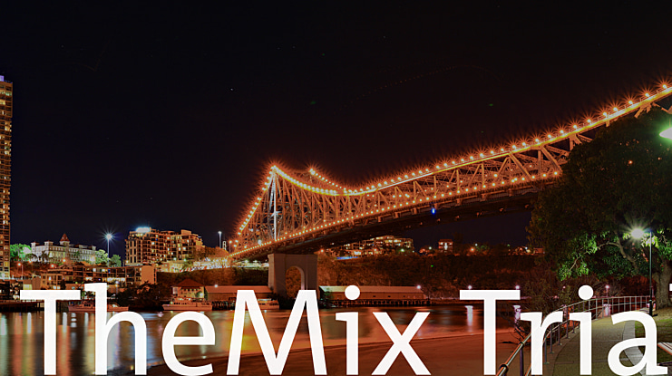 TheMix Trial Font Family