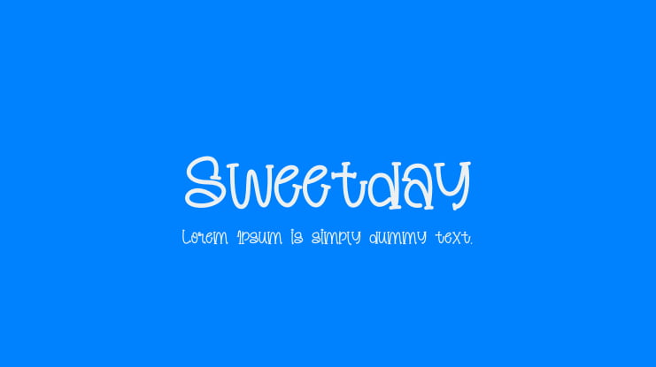 Sweetday Font
