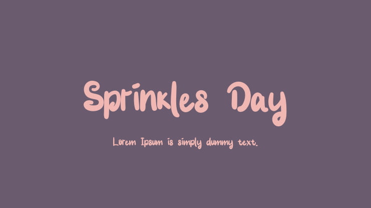 Sprinkles Day Font