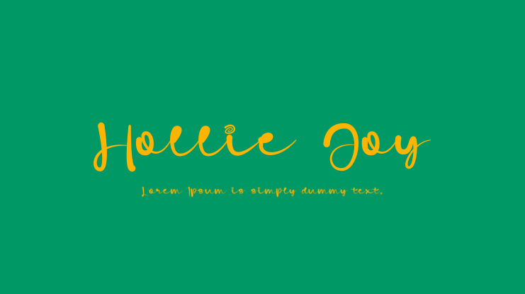 Hollie Joy Font