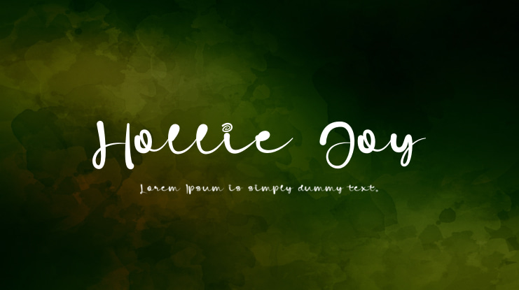 Hollie Joy Font