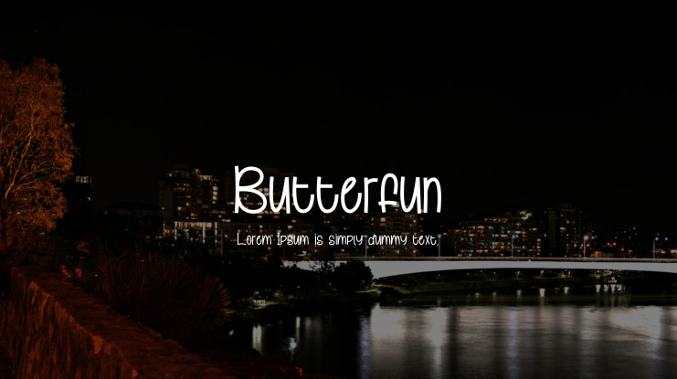 Butterfun Font