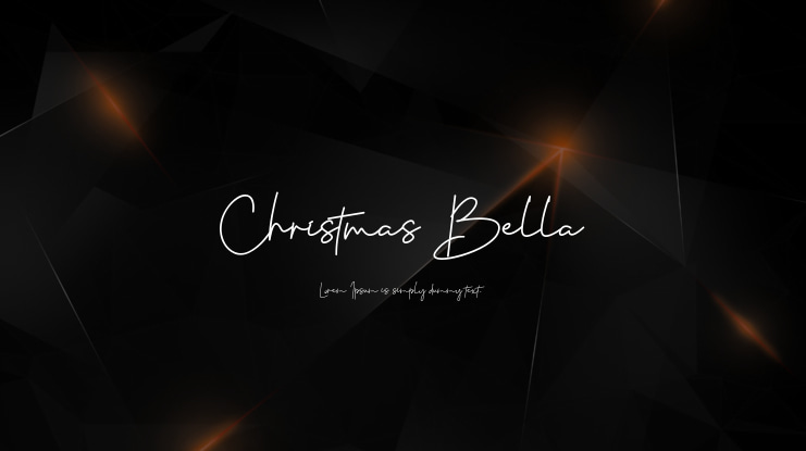 Christmas Bella Font