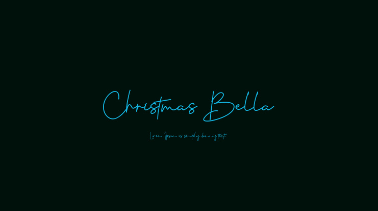 Christmas Bella Font