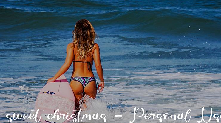 sweet christmas - Personal Use Font