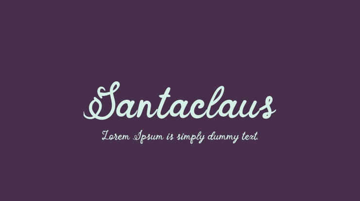Santaclaus Font