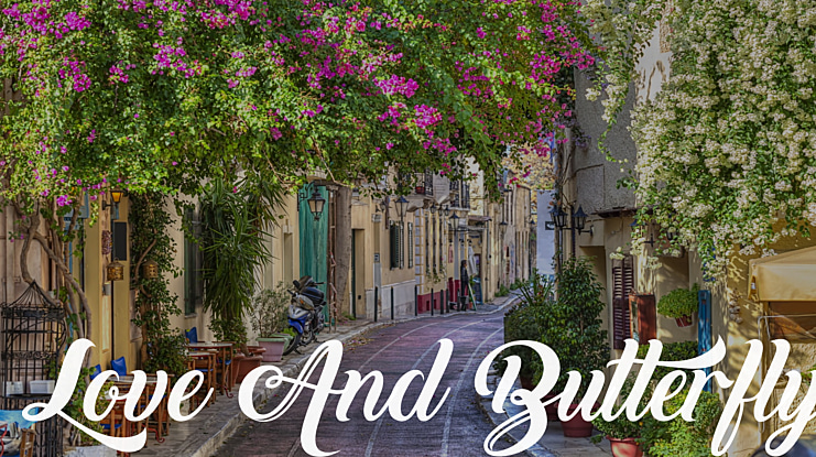 Love And Butterfly Font