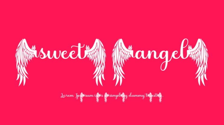 sweet angel Font