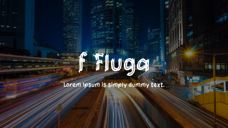 f Fluga Font