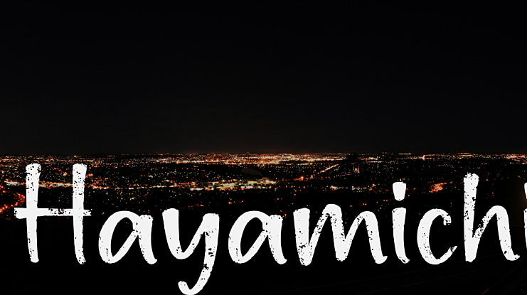 Hayamichi Font