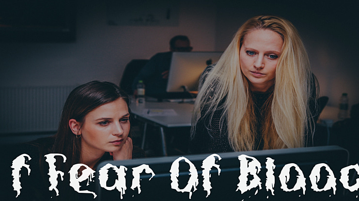 f Fear Of Blood Font