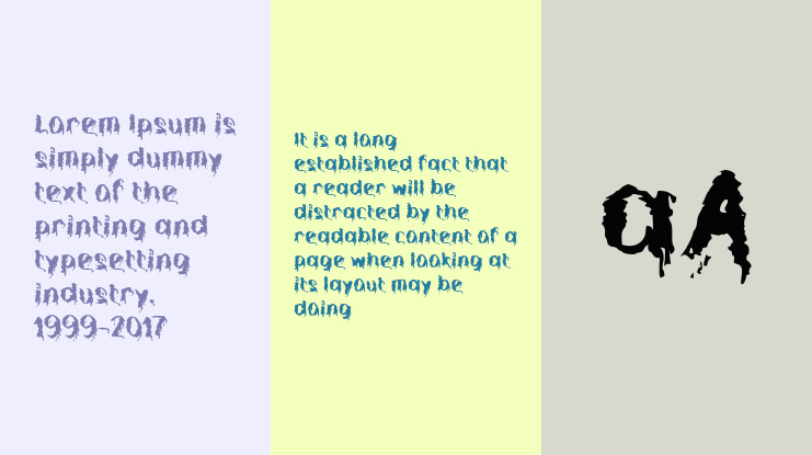 f Fear Of Blood Font