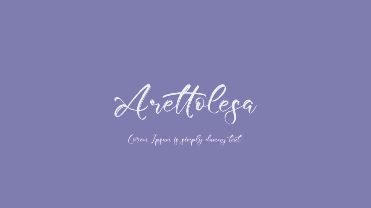 Arettolesa Font
