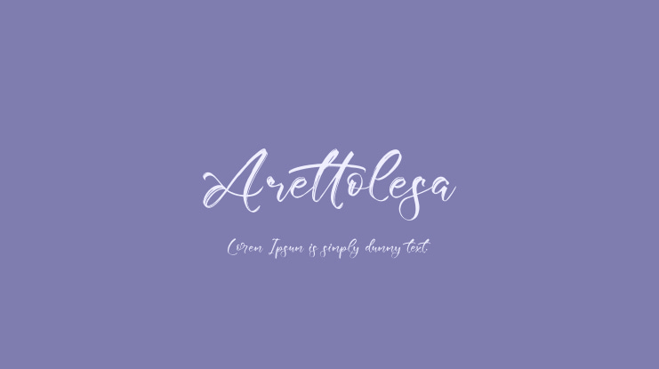 Arettolesa Font