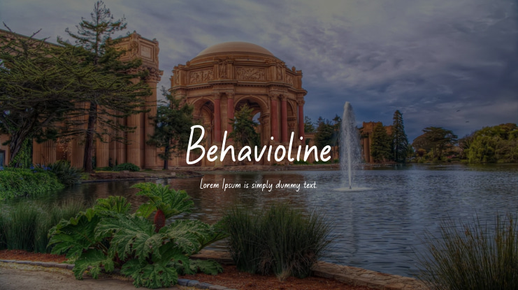 Behavioline Font