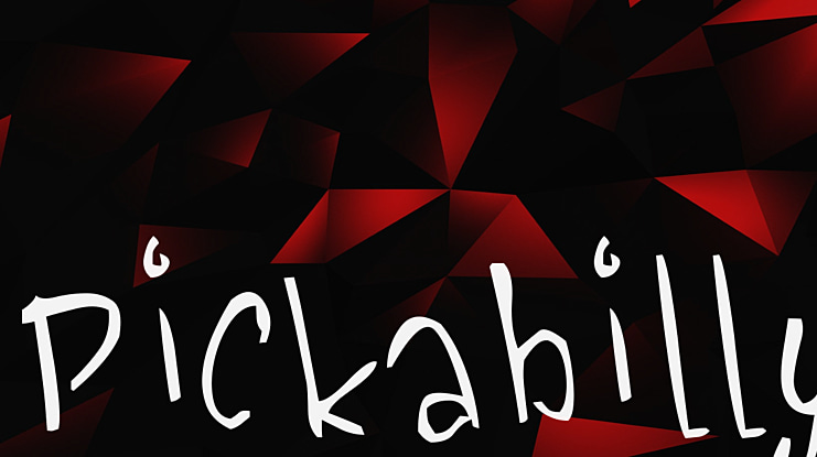 Pickabilly Font