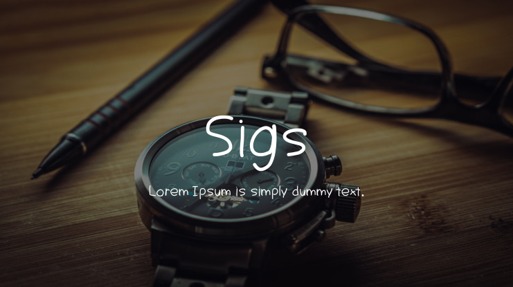 Sigs Font