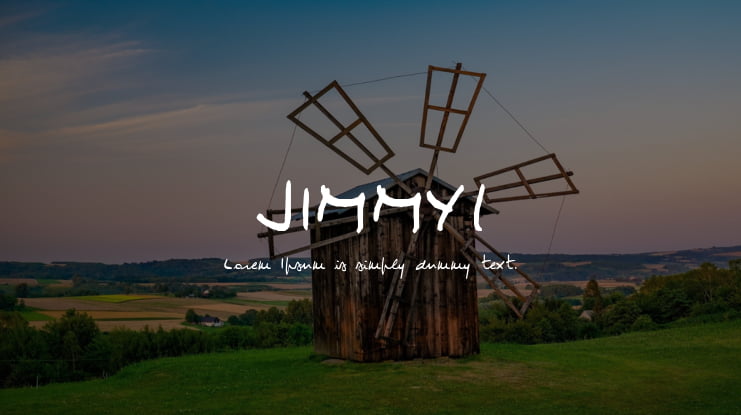 JIMMY1 Font