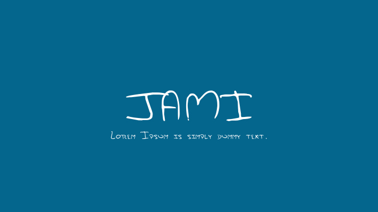 JAMI Font