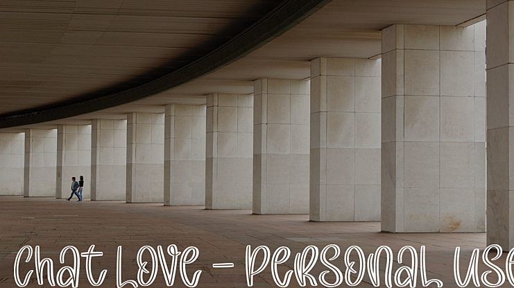 Chat Love - Personal Use Font