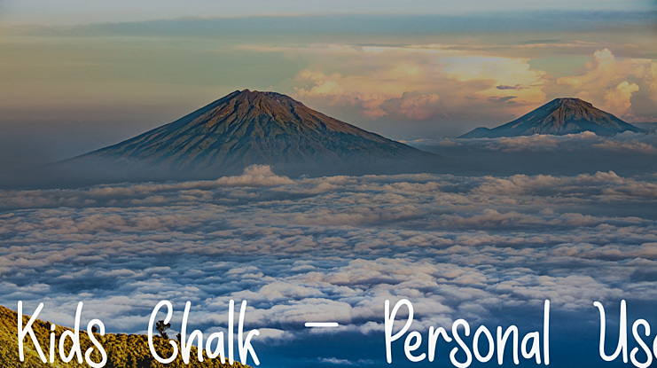 Kids Chalk - Personal Use Font