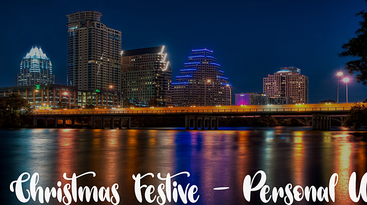Christmas Festive - Personal Us Font
