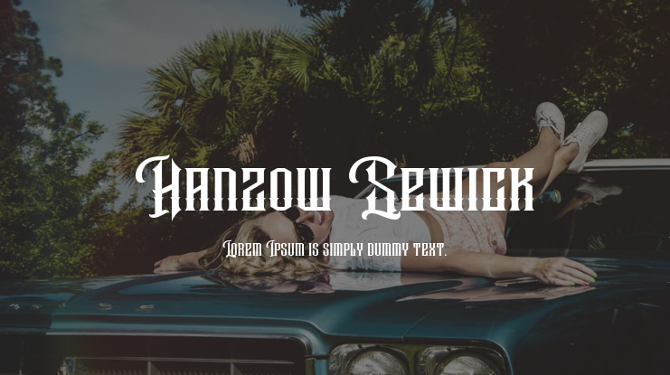 Hanzow Sewick Font