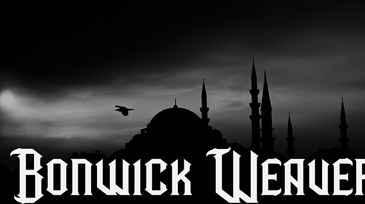 Bonwick Weaver Font