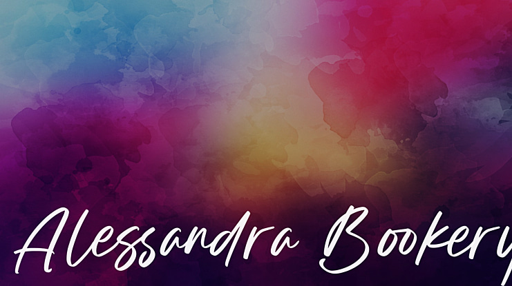 Alessandra Bookery Font