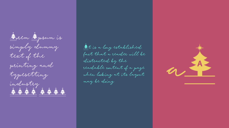 Christmas Monogram Font Family