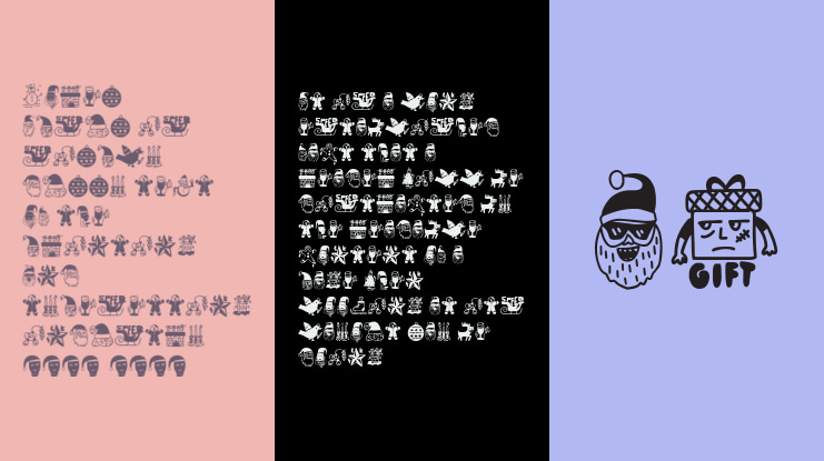 Woodcutter FCK XMAS Font