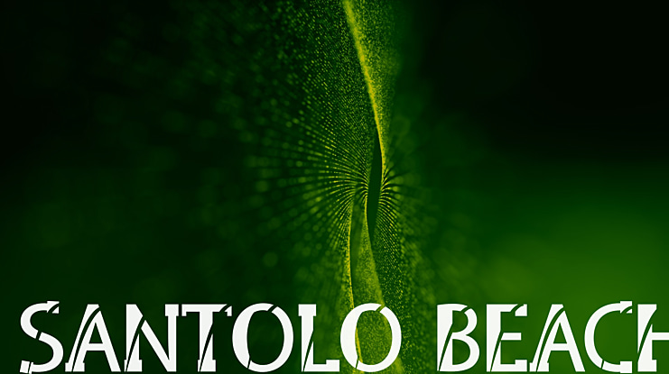 SANTOLO BEACH Font