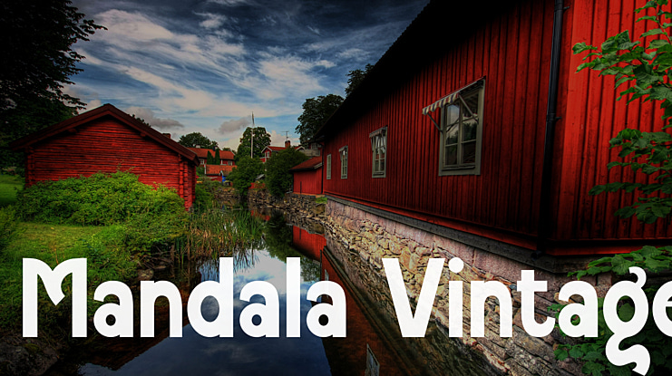 Mandala Vintage Font
