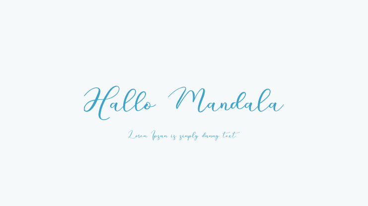 Hallo Mandala Font
