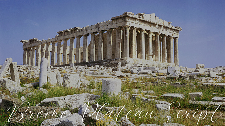 Bromo Plateau Script Font