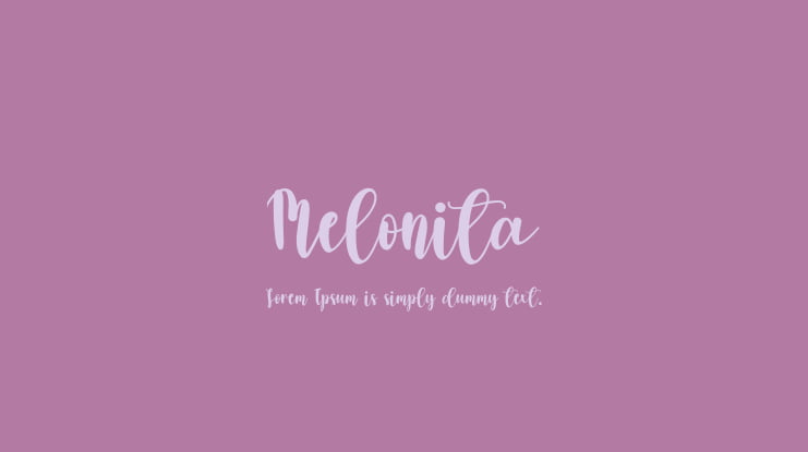 Melonita Font