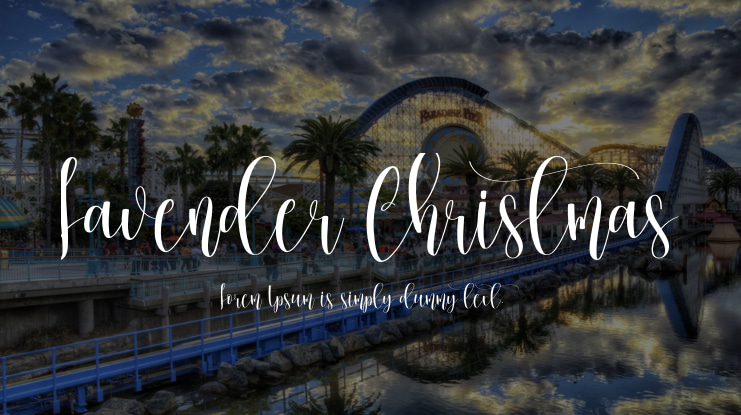 Lavender Christmas Font