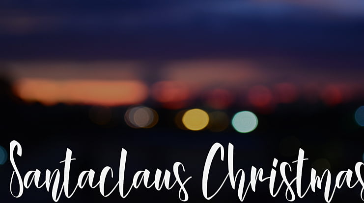 Santaclaus Christmas Font