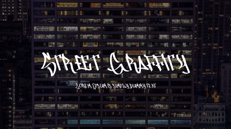 Street Graffity Font