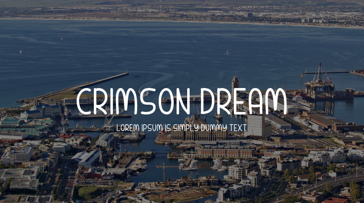 Crimson Dream Font