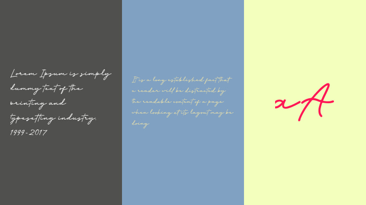 Slowly Signature Font