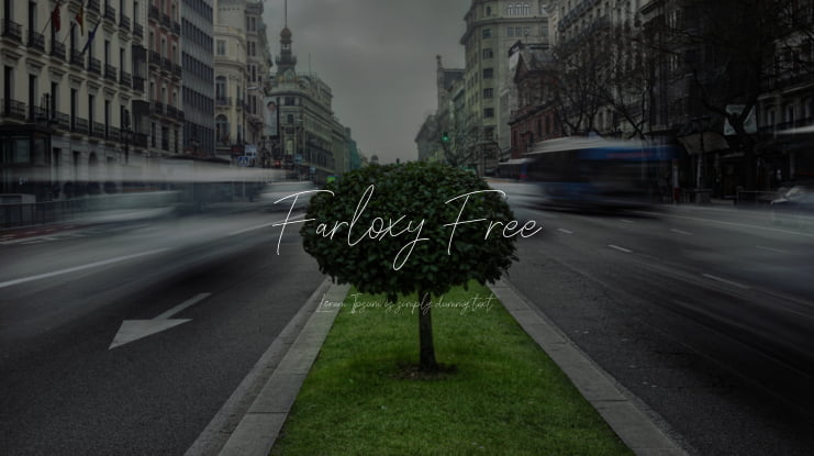 Farloxy Free Font